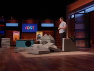 Conor Lewis during his Shark Tank pitch. Image via Youtube/@Sony Pictures Television